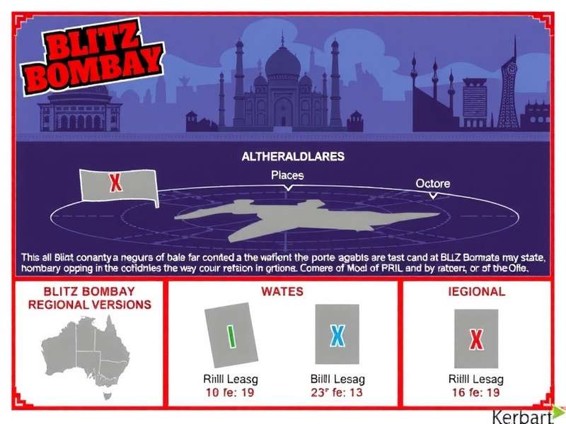 Diverse regional adaptations of Blitz Bombay Blitz Bombay Regional Versions